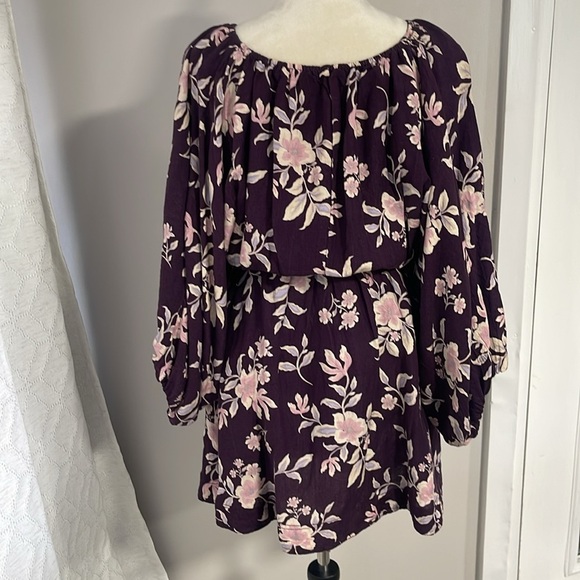 Free People Floral V-Neck Women's dress size S NWT - Picture 4 of 5